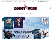 Tablet Screenshot of doggydudz.com